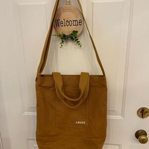Levi's Tan Canvas Tote Bag